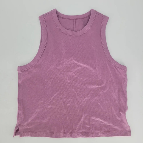 lululemon athletica Tops - Lululemon Hold Tight Cropped purpler Tank Top size small